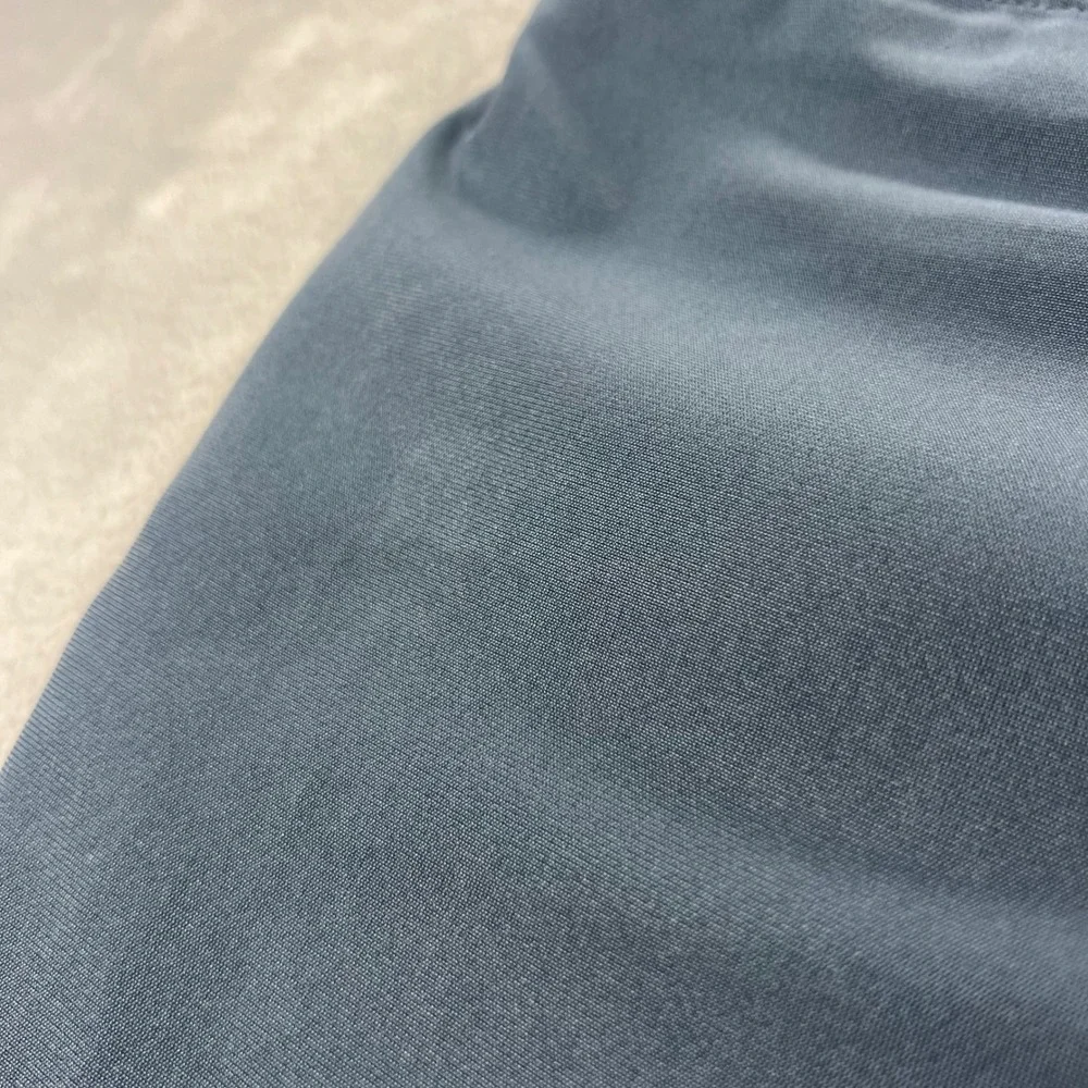 LULULEMON Commission Pant Slim Mens 32‎ Blue Gray Warpstreme Stretch Golf Office